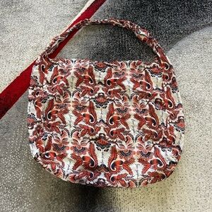 Free People Sheer Gauze Boho Shopping Tote Bag